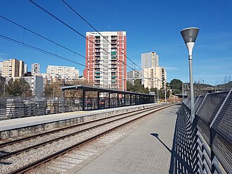 Vista general y entorno de la estación ferroviaria