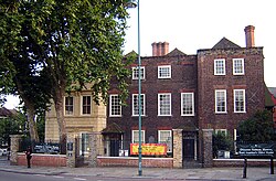 Fachada de Sutton House en Hackney