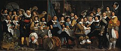 Pintura de Bartholomeus van der Helst sobre la celebración de la Paz de Münster