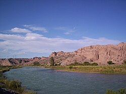 Vista del río San Juan en su cauce principal