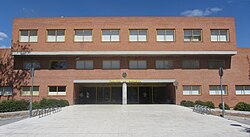 Edificio de la Facultad de Medicina y Ciencias de la Salud de la Universidad de Alcalá