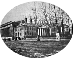 Antiguo edificio del Departamento de Estado en Washington D. C. , c . 1865