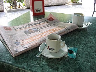 Ejemplar impreso de La Gazzetta dello Sport