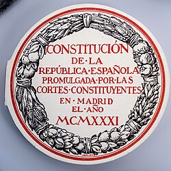 Constitución de la II República de 1931