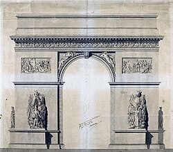 Proyecto arquitectónico original del monumento