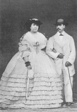 Isabel II y Francisco de Asís