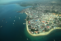 Vista panorámica de la Ciudad de Zanzíbar