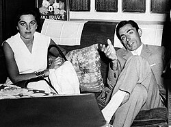 Fausto Coppi junto a Giulia Occhini
