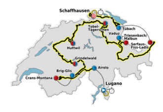 Detalles y clasificaciones de la Vuelta a Suiza 2011