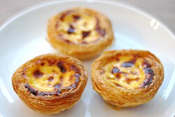 Pasteles de nata tradicionales