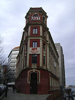 Sede de la UGT en La Coruña