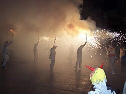 Actuación de los Diables Maleïts