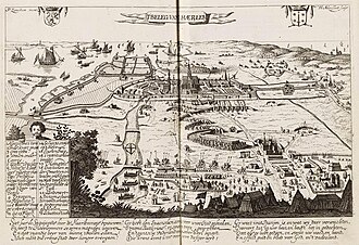 Dibujo histórico del asedio de Haarlem