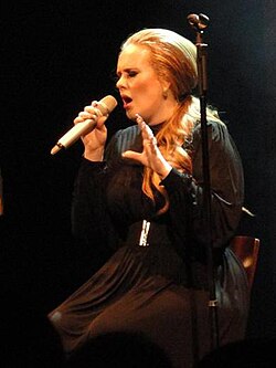 Adele cantando en Seattle