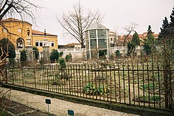 Interior del histórico Jardín Botánico de Padua