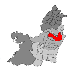 Mapa de Tuluá en el Valle del Cauca