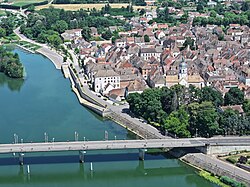 Paisaje urbano y entorno de Seurre