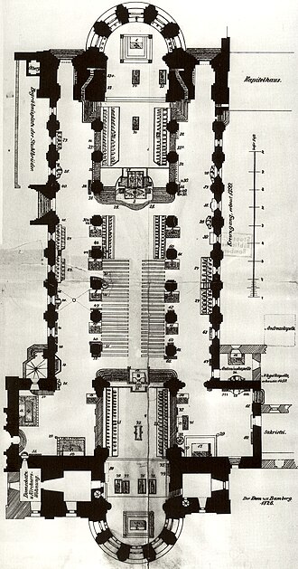 Planta histórica de la catedral