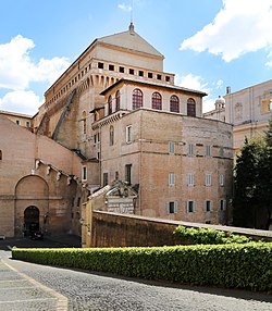 Vista exterior de la Capilla Sixtina