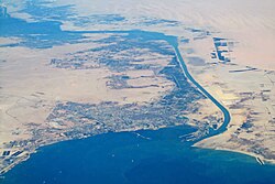 Entorno costero en la región de Suez