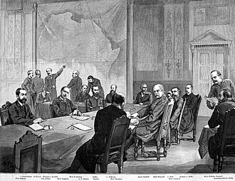 Fotografía o representación asociada al entorno de la cancillería o la época de la Conferencia de Berlín.