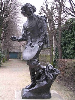 Monumento a Claude Lorrain en el parque de la Pépinière en Nancy