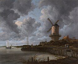El molino de Wijk bij Duurstede (1670) de Jacob Ruysdael