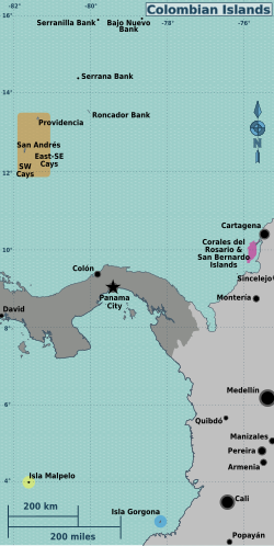 Parques nacionales naturales de la región Insular colombiana