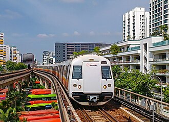 Infraestructura ferroviaria del sistema MRT en Singapur
