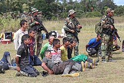 Detención de miembros de las disidencias en la frontera