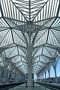 Andenes y vías de la Estación de Oriente