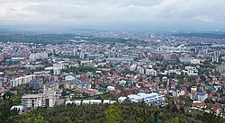 Vista diurna de Skopie