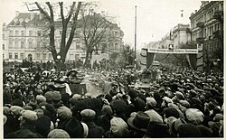 El ejército lituano regresa a Vilna en 1939