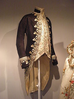 Casaca bordada de 1800