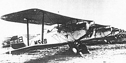 Avión Martinsyde F.4 Buzzard de la Aeronáutica Naval