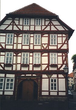 Fachada del antiguo ayuntamiento de Eschwege