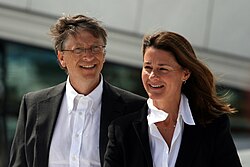 Bill y Melinda Gates en 2009