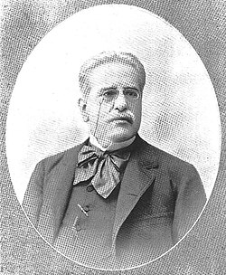 Retrato de Juan Valera en La Ilustración Española y Americana