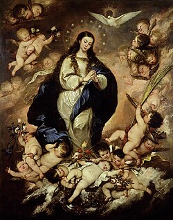 Inmaculada Concepción, óleo sobre lienzo conservado en el Museo Ashmolean de Oxford.