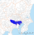 Metrópolis de Tokio excluyendo islas