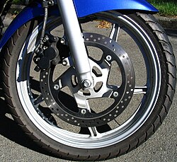 Freno de disco de una motocicleta