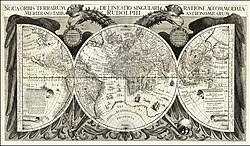 Mapa histórico y representaciones cartográficas incluidas en las Tabulae Rudolphinae.