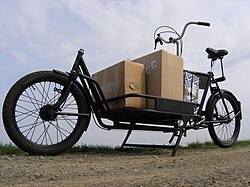 Bicicleta de carga danesa tipo Long John