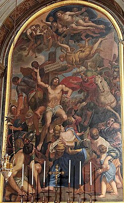 Martirio de San Sebastián pintado en Múnich