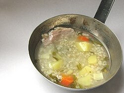 Sopas que incluyen una variedad amplia de minerales.