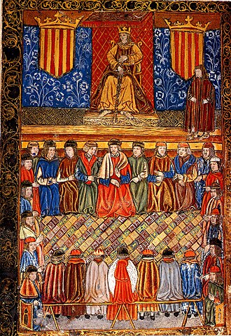 Representación de las Cortes Catalanas