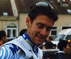 Retrato del ciclista Nico Mattan