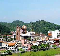 Arquitectura de estilo enxaimel en Blumenau