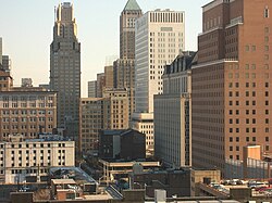 Panorámica urbana de Newark