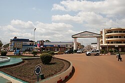 Área comercial en Bangui
